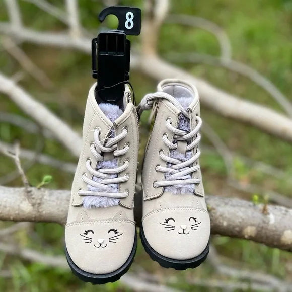 Wonder Nation Swede Leather Tan Bootie - Picture 5 of 11